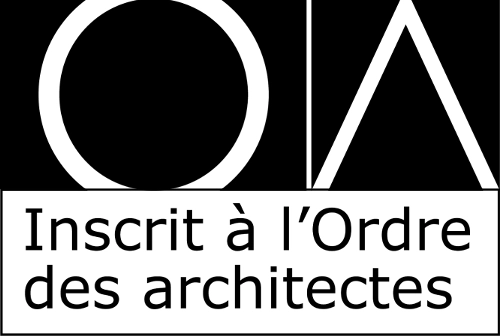 Inscrit à l'Ordre des architectes